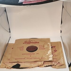 Vintage Singspirations Sacred Recordings 3 Albums 78 RPM